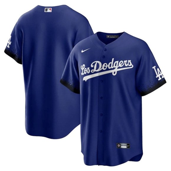 Nike Men's MLB Los Angeles Dodgers City Connect Jersey Royal Blue M A0851